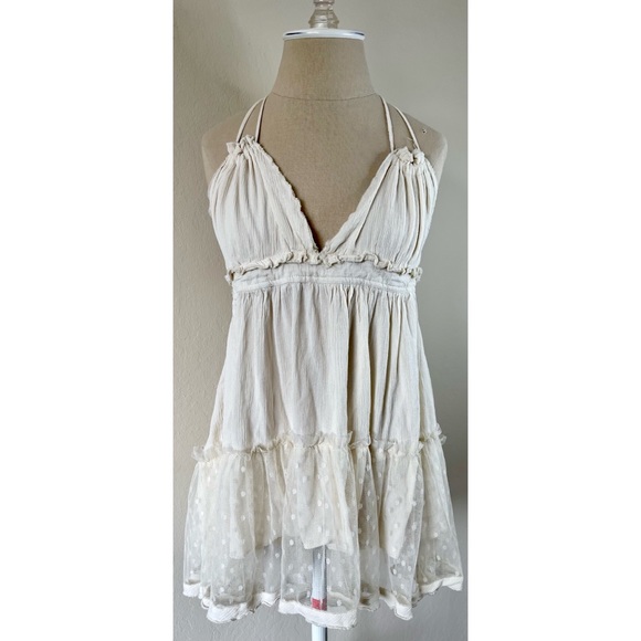nude halter neck dress London Halter Dress main image 1